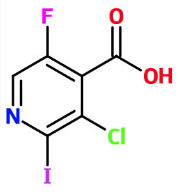 (image for) MCYP2095 3-Chloro-5-fluoro-2-iodo-4-pyridinecarboxylic acid